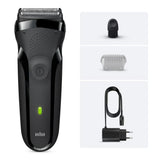 Braun Series 3 Electric Shaver 300s In Black