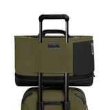 Briggs & Riley Expandable Overnighter In Hunter Green