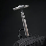 Solo Bleecker Recycled Rolling Backpack In Black