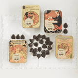 BRINDISA Amatller Salted Dark Chocolate Leaves 60g