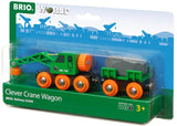 BRIO World Clever Crane Wagon