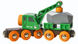 BRIO World Clever Crane Wagon