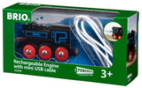 BRIO World Rechargeable Engine With Mini USB Cable