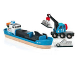 BRIO World Freight Ship And Crane