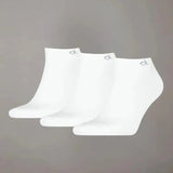 Calvin Klein 3 Pack Core Sneaker Socks In White