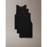 Calvin Klein 3 Pack Lounge Tank Tops In Black
