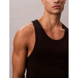 Calvin Klein 3 Pack Lounge Tank Tops In Black