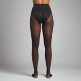 Calvin Klein 40 Denier French Cut Shaper Tights In Black