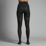 Calvin Klein 50 Denier Shaper Tights In Black