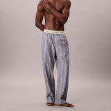 Calvin Klein Cotton Poplin Pyjama Pants in Majorca Stripe Speakeasy
