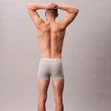 Calvin Klein Heritage Cotton Stretch 3 Pack In Oyster Grey/Grey Heather/White