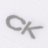 Calvin Klein High Cut Footie Socks In White 2-Pack