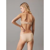 Calvin Klein Invisibles Push-Up Strapless Bra In Birch