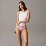 Calvin Klein Lace Bikini Briefs in Subdued Pink