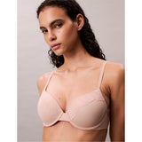 Calvin Klein Lightly Lined Full Coverage Perfectly Fit Lace Bra In Cedar