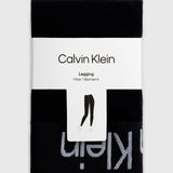 Calvin Klein Logo Leggings In Black
