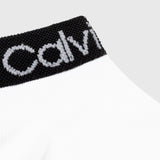 Calvin Klein Logo Welt Quarter Socks 2 Pack