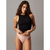 Calvin Klein Lace Brazilian Briefs In Melon Frenzy
