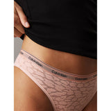Calvin Klein Lace Brazilian Briefs In Melon Frenzy