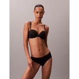 Calvin Klein Perfectly Fit Strapless Push Up Bra In Black