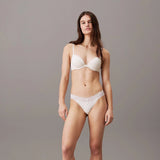Calvin Klein Push-Up Plunge Bra - Soft Stretch Lace in Ivory