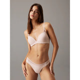 Calvin Klein Seductive Comfort Push-Up T-shirt Bra In Beechwood