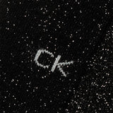 Calvin Klein Sheer Lurex Socks In Black