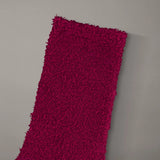 Calvin Klein Soft Bouclé Crew Socks In Berry Red