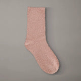Calvin Klein Soft Bouclé Crew Socks In Pink