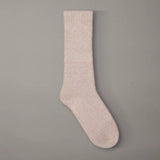 Calvin Klein Soft Tall Cuffed Crew Socks In Pink