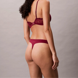 Calvin Klein Thong Perfectly Fit Lace in Alluring Pink