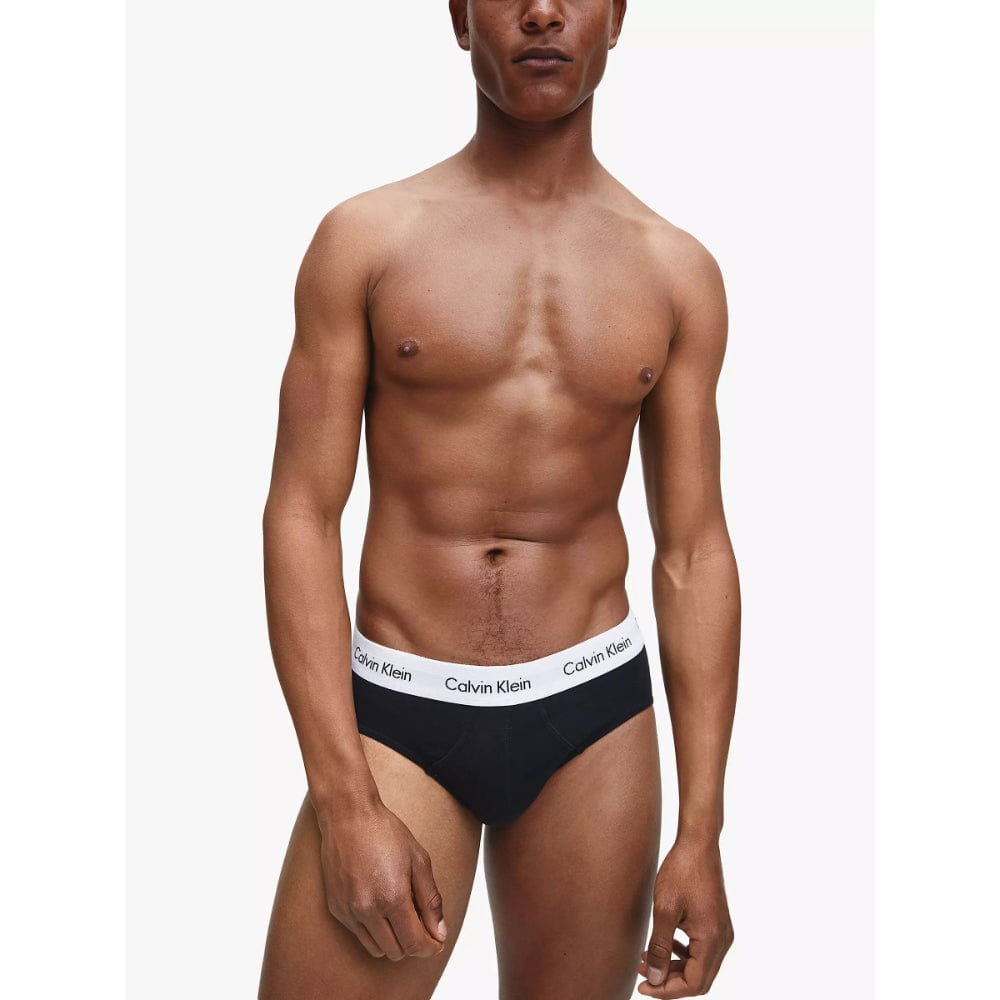 Calvin Klein Underwear Cotton Briefs, Pack of in Black