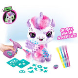 Airbrush Plush Magic Glow Unicorn Paintable Soft Toy