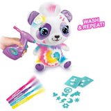 Airbrush Plush Panda Paintable Soft Toy with 100+ Stensils