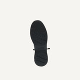 Caprice Fur Lined Ankle Boots in Black Nappa