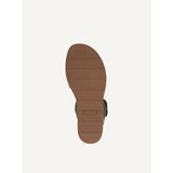 Caprice Heeled Sandal In Olive Nubuck