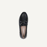 Caprice Leather Slipper In Black Nappa