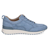 Caprice Leather Women's Trainer in Blue Suede