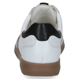 Caprice Leather Women's Trainers in White/Pattern