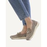 Caprice Slip-on Women's Trainer in Beige Comb
