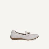 Caprice Slipper In White Deer