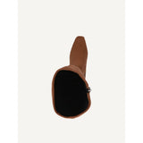 Caprice Stretch Knee High Boots in Brown