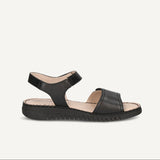 Caprice Women's Heeled Sandals in Black Nappa