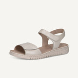 Caprice Women's Heeled Sandals in Pearl Nappa