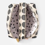 Caroline Gardner Mono Big Spot Large Travel Washbag