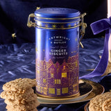 Cartwright & Butler Night Before Christmas Stem Ginger Biscuits In Tin