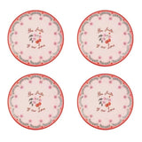 Cath Kidston Cherry Set of 4 Melamine Side Plates