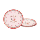 Cath Kidston Cherry Set of 4 Melamine Side Plates