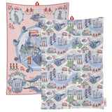 Cath Kidston London Town Set of 2 Tea Towels
