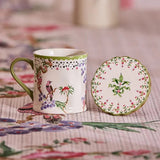 Cath Kidston Spring Birds Mug & Coaster Set